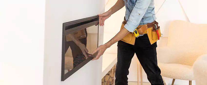 Metal Fireplace Installation in Coto de Caza, California