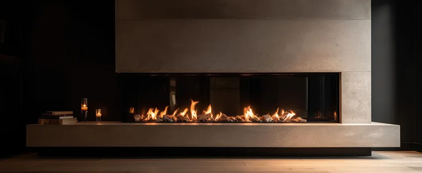 Gas Fireplace Ember Bed Design Services in Coto de Caza, California