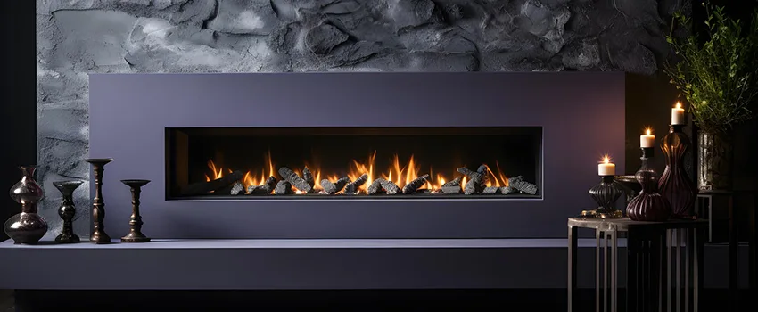 Ember Bed for Ventless Gas Fireplace in Coto de Caza, CA