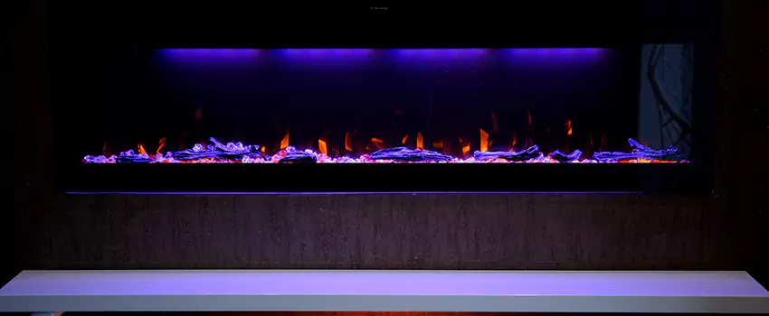 Dynamic Flame Color Fireplace Installation in Coto de Caza, CA